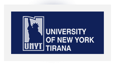 TİRAN NEW YORK ÜNİVERSİTESİ logosu