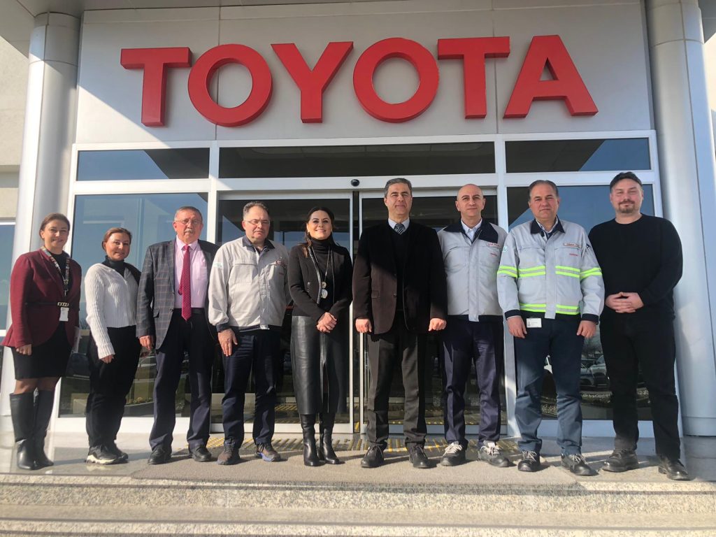 Toyota Fabrikasına İş Birliği Ziyareti