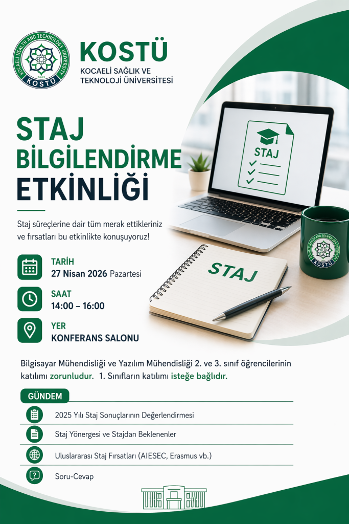 Staj Bilgilendirme Etkinliği