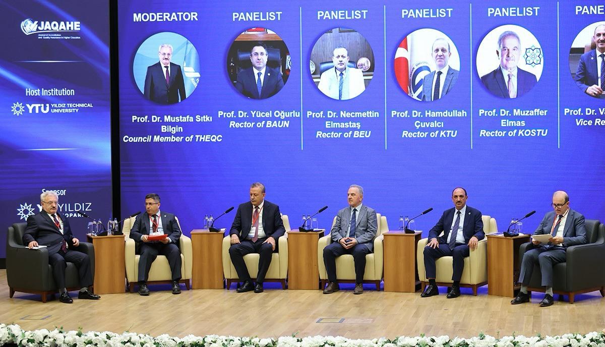 ICQAA 2026 paneli, Prof. Dr. Muzaffer Elmas panelist olarak